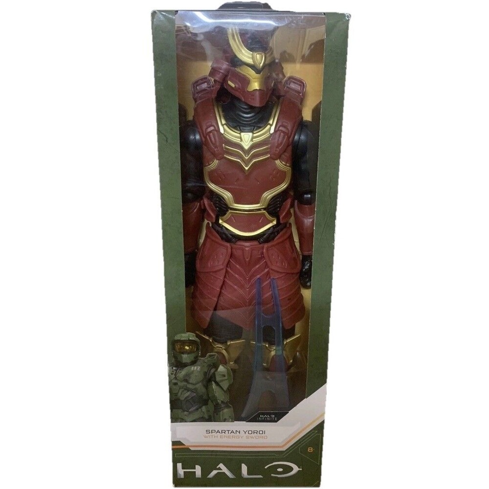 Halo Infinite Spartan Yoroi Figure Action Figure Energy Sword Samurai Armor 12”